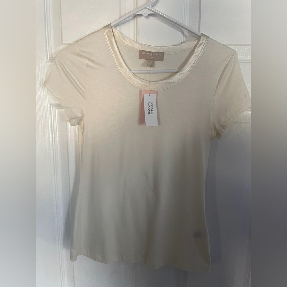 Banana Republic Factory, Short Sleeve Shirt, XSP